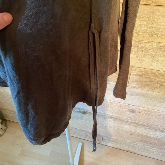 Vince. Women’s cotton/cashmere wrap sweater medium - Picture 7 of 11